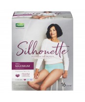 Depend Silhouette Maximum Absorbency Incontinence Underwear for Women Small